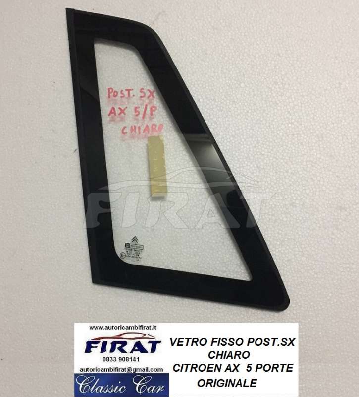 VETRO FISSO CITROEN AX 5P POST.SX CHIARO